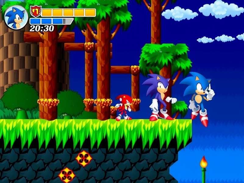 Striker Sonic Flash Supreme gameplay screenshot