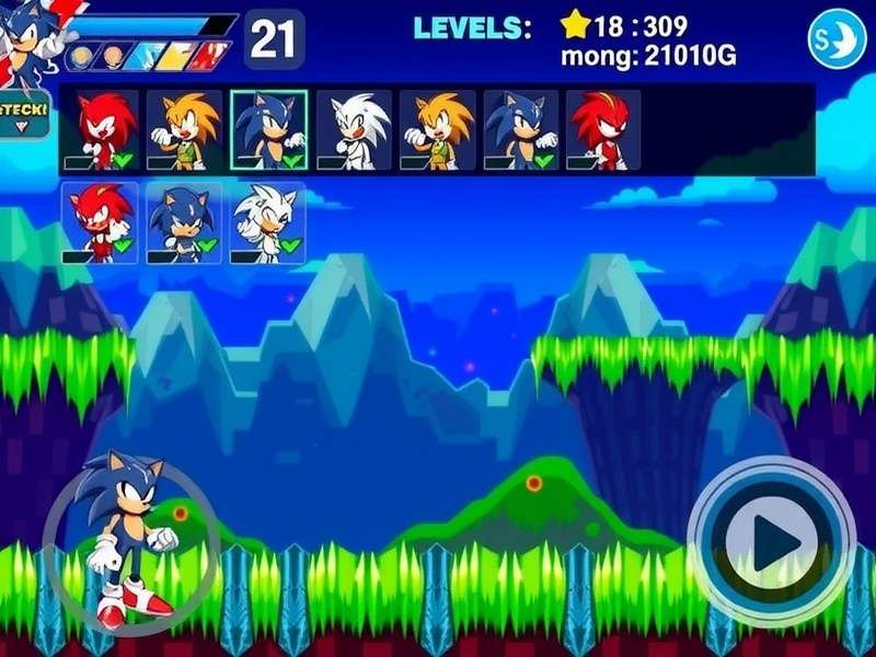 Striker Sonic Flash Supreme level progression